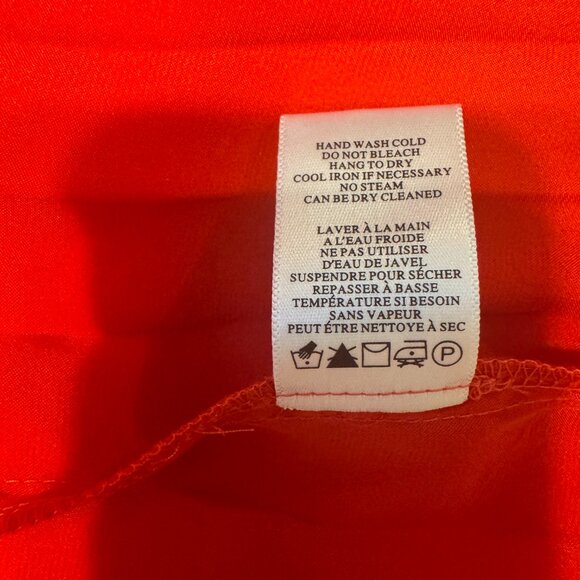 A.L.C. Red Pleated Midi Dress - Size 6 - Picture 9 of 10